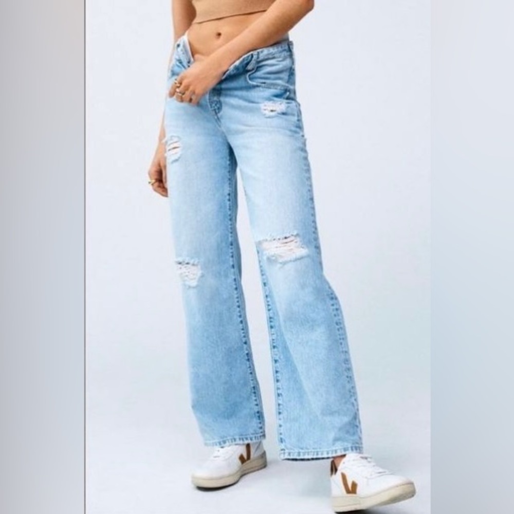 Anthropologie Pilcro Wide Leg Jean 31 Tall